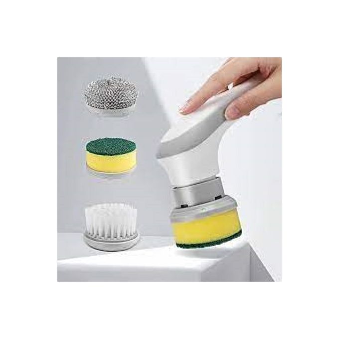 Brosse de nettoyage électrique multifonction 3 en 1 pour chaussures -  Rechargeable par USB - Étanche - Outil de lavage de cuisine - Brosse  électrique