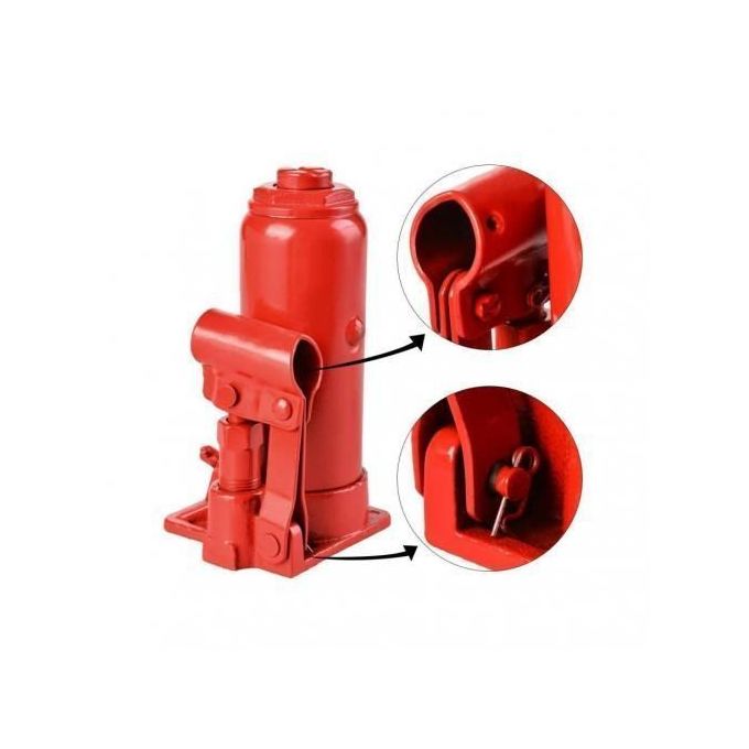 Generic Cric Hydraulique De Voiture 5 Tonnes - Rouge - Prix pas cher