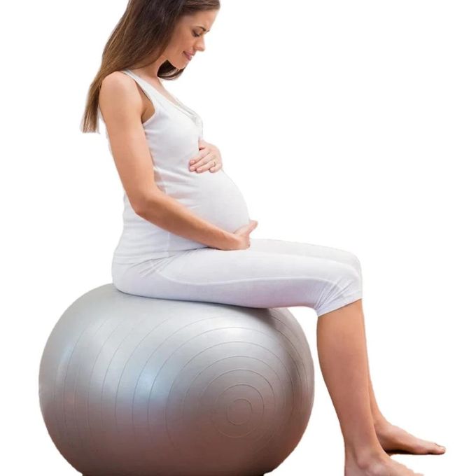 Ballon De Yoga Extra épais Anti-éclatement Avec Pompe : Fitness, Grossesse, équilibre à La Maison !