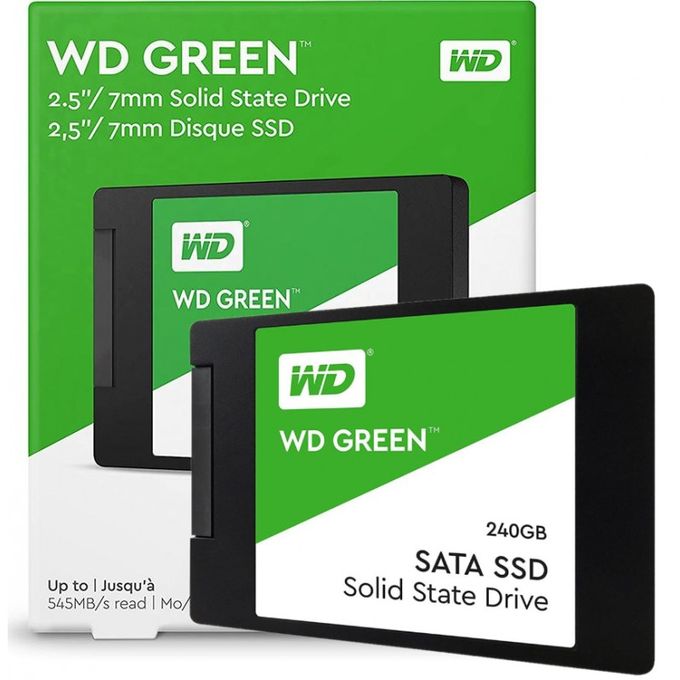 Western Digital Disque SSD WD 3D NAND Solid State - 240 Go - SATA 2,5 -  Bleu/blanc - Prix pas cher