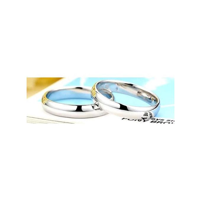 Fashion Bague De Mariage Couple Inoxydable Prix pas cher Jumia CI