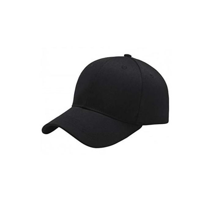 Casquette Homme - 100% Coton - Noir