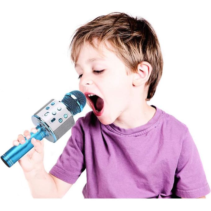 product_image_name-Generic-Microphone - Rechargeable - Bluetooth - USB - Karaoké-1