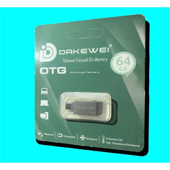 Dakewei CLE USB 64GO OTG 2 En 1 - Prix pas cher