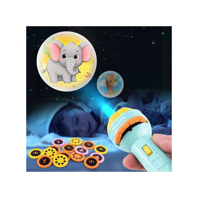 Dww-bleu Shifengzhou Lampe De Poche Projecteur Pour Enfants, Projecteur De  Lampe De Poche Pour Animaux, Projecteur D'histoire De Sommeil Pour Tout-pet