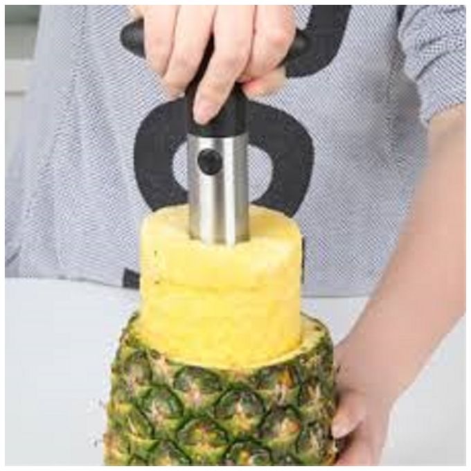 Épluche ananas en inox