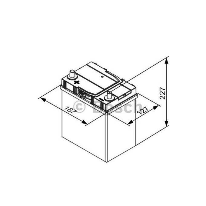 BATTERIE BOSCH SLI 12V 95Ah 720A - 3H Autoparts Côte d'Ivoire