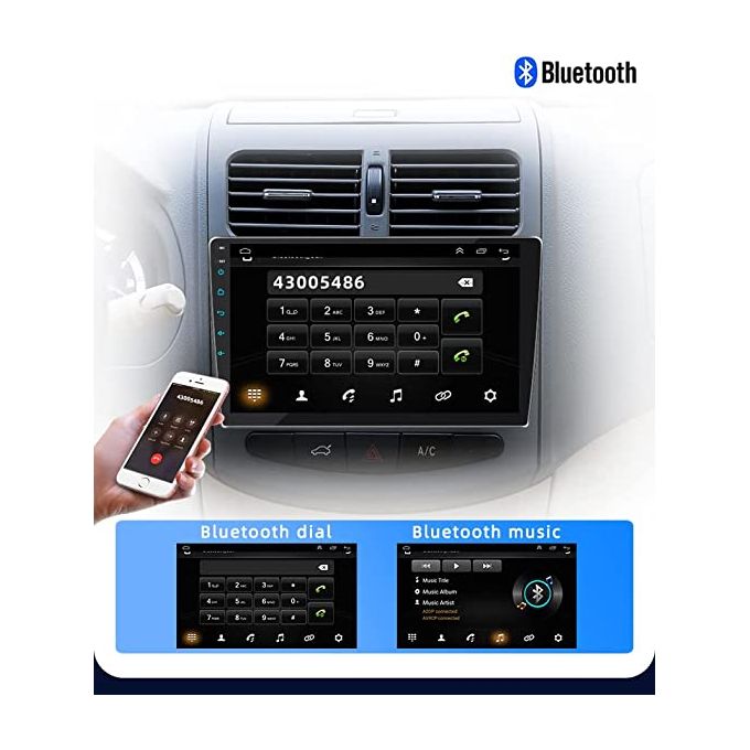 Radio pour voiture, Avec mini Ecran vidéo /Caméra de recule, AUX ,FM Radio  , Bluetooth , Support USB et carte mémoire - Meshago Niger