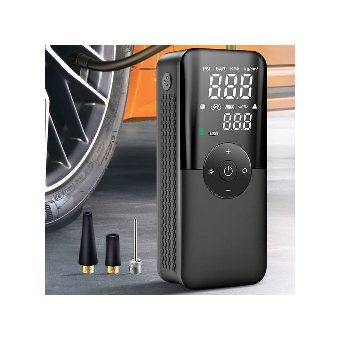 Compresseur D'air Portable Pour Pneus De Voiture, Pompe À Pneu Sans Fil  Vxscan Avec Pompe À Pneu 150 Psi 3x, Batterie 20000mah & Pompe À Air  Électrique À Double Alimentation 12v Dc