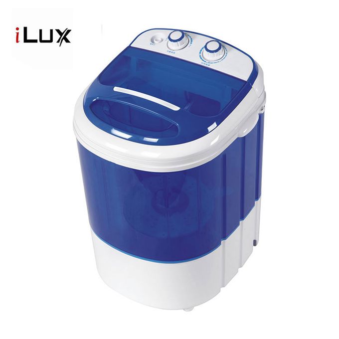 product_image_name-Ilux-Machine à Laver Semi-Auto 3 Kg - Bleu/Blanc -Garantie 6 Mois-1