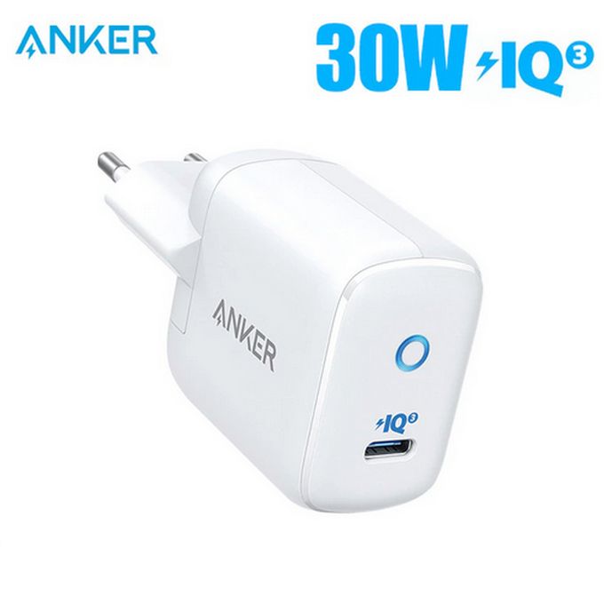 Chargeur universel Anker Mini PowerPort III USB-C 30W Blanc - Fnac.ch -  Chargeur pour téléphone mobile