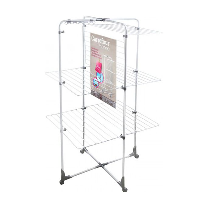 Carrefour Séchoir Tour - 34 M - 69X73X14Cm - Prix pas cher