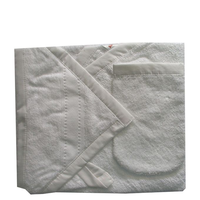 Generic Sortie De Bain Bebe Ruban Blanc Avec Gants Blanc Prix Pas Cher Jumia Ci