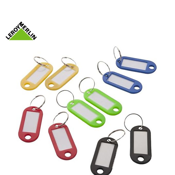 Porte-clés étiquettes Sencys PVC 5pcs