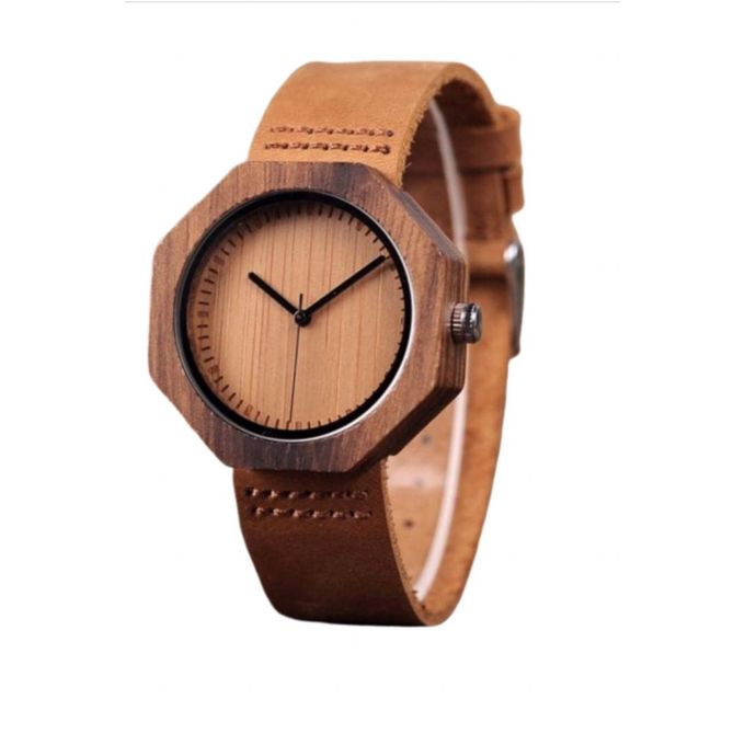 Generic Montre De Luxe En Bois Pour Homme - Marron - Prix pas cher | Jumia  CI