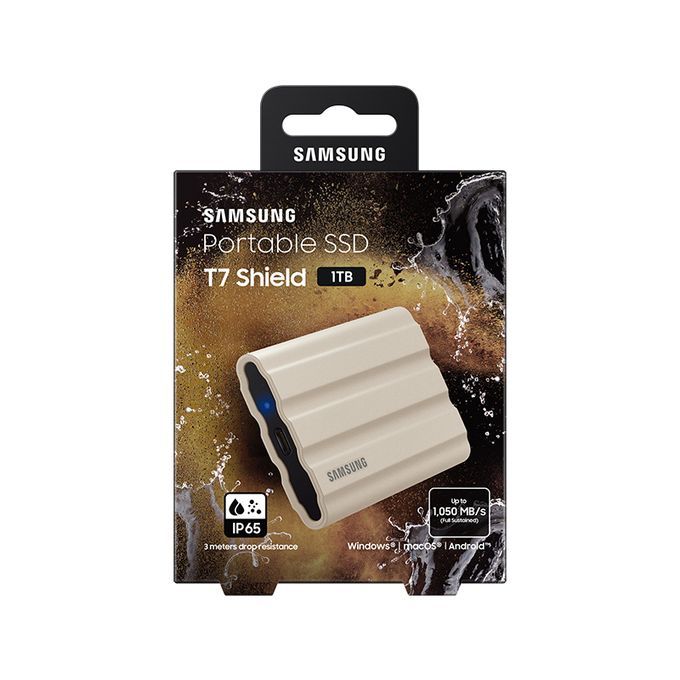 Disque SSD NVMe externe Samsung T7 Shield - 1To (Noir) pour