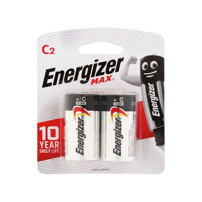 Energizer Pile Alkaline E93-C LR14 1x6x2- Noir/Or - Prix pas cher