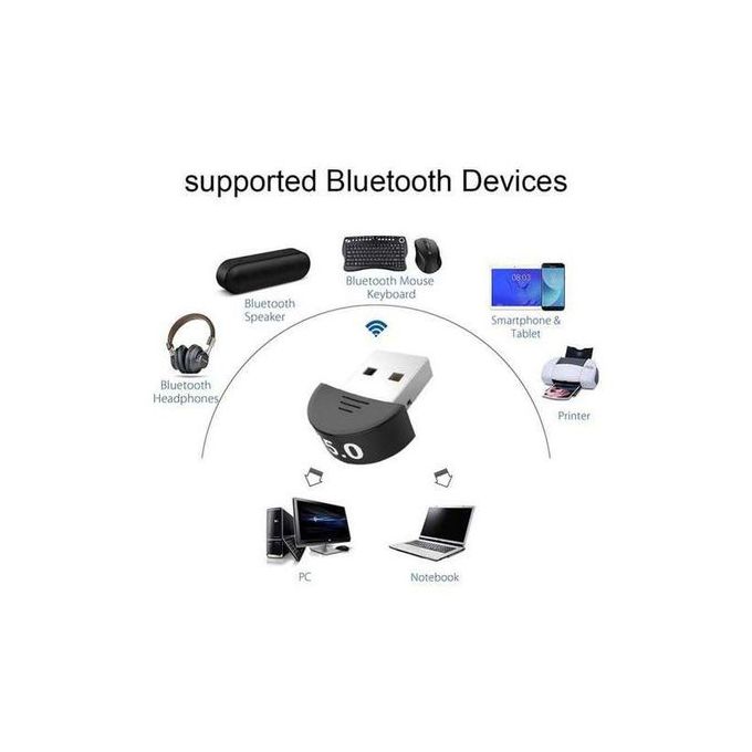 Generic Cle Bluetooth Usb 5 0 Adaptateur Dongle Pour Pc Noir Prix Pas Cher Jumia Ci