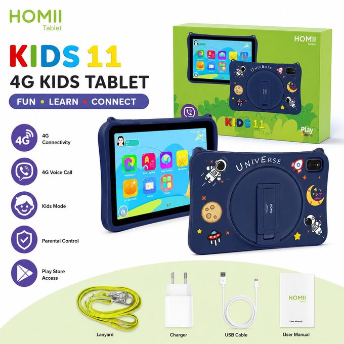 HOMII KIDS 11S - Tablette éducative 10 pouces - 64 Go + 6 Go - Dual SIM ...