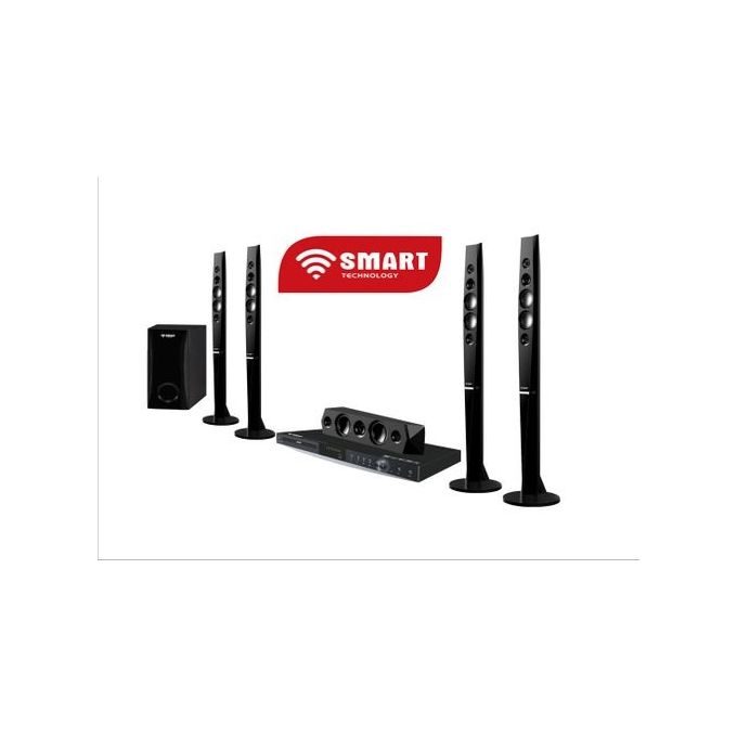 product_image_name-SMART TECHNOLOGY-Home Cinéma STHC-1000 - DVD - VCD - CD - DVD-9 - MP3 - MPEG  - Noir - Garantie 06 Mois-1