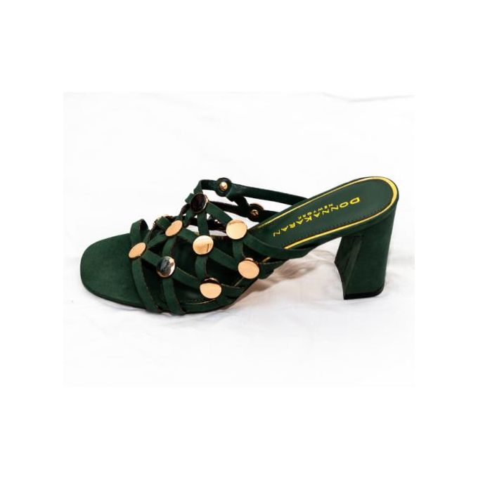 chaussure talon verte