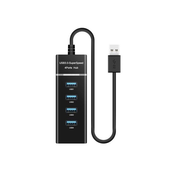 Hub USB portable haute vitesse à 4 ports - PrimeCables