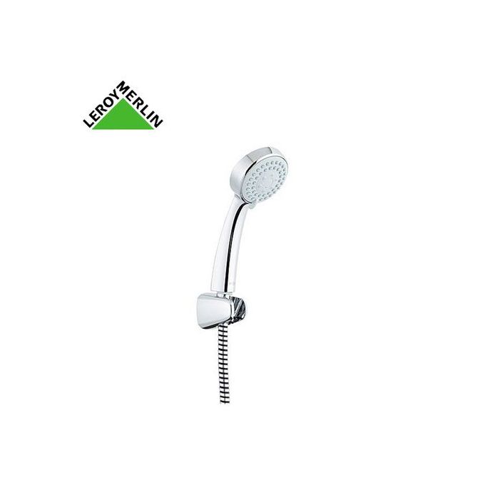 Leroy Merlin Pommeau De Douche Chrome Edy Flexible Support