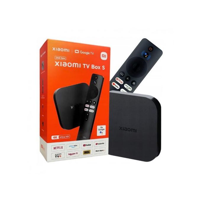 Xiaomi Mi Box S 4K - Streaming TV Android - prix en fcfa)