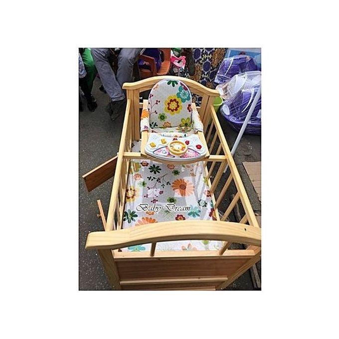 Generic Lit Bebe Berceau Avec Roulette Table A Manger Bois Prix Pas Cher Jumia Ci