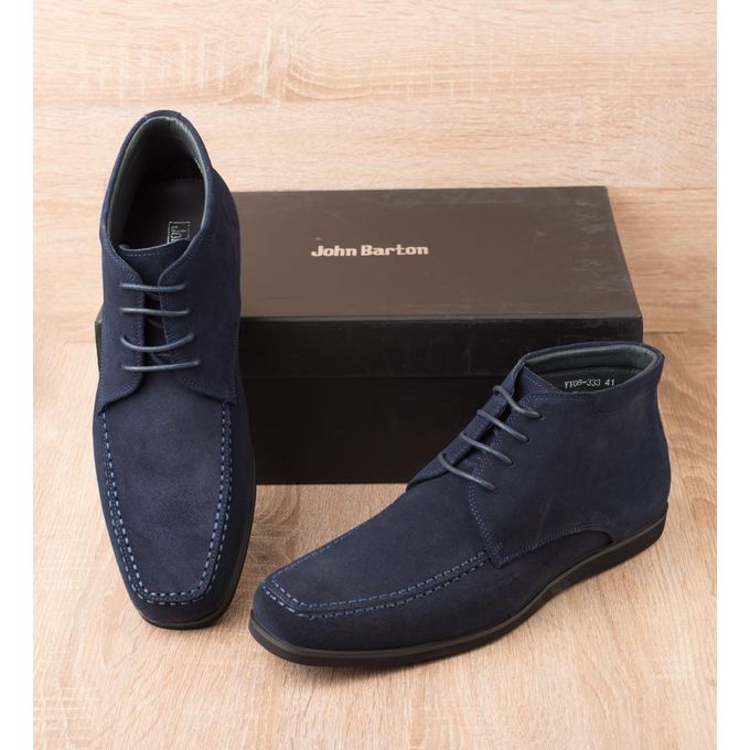 John Barton CHAUSSURE HOMME CLASS MONTANTE DAIM BLEU NUIT Prix pas cher Jumia CI