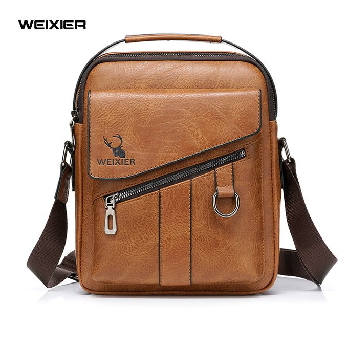 SAC A MAIN,Homme décontracté fermeture éclair hommes taille sacs petit  solide couleur porte carte 6 pouces téléphone - Type Brown - Achat / Vente  Homme décontracté fermeture éc - Cdiscount