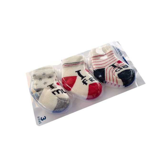 product_image_name-Fashion-Lot De 3 Paires De Chaussette De Qualité-Multicolore-1
