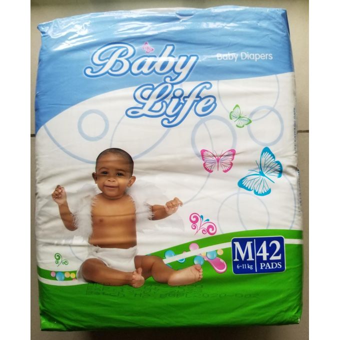 Baby Life - 42 Couches Medium (6-11kg) - Prix pas cher