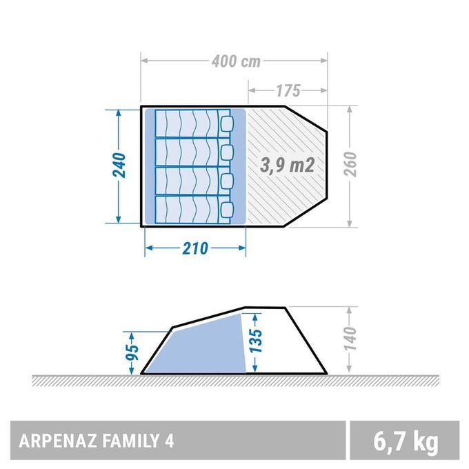 Quechua By Decathlon Tente Arpenaz 4 Prix Pas Cher Jumia Ci