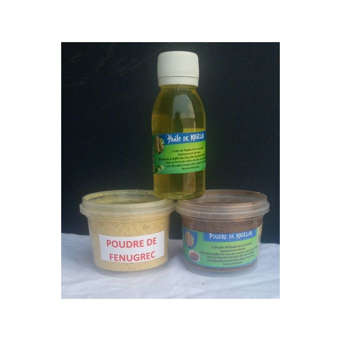 Generic Kit De 3 Poudres : Fenugrec + Kigélia + Maca / 50g × 3 - Prix pas  cher