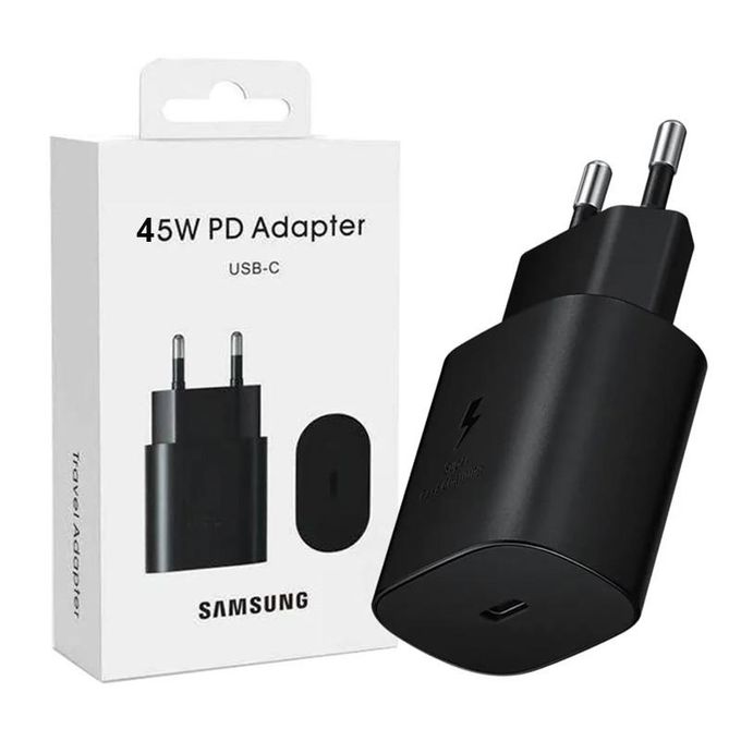 Samsung Fast Charging Adapter USB-C Original - Chargeur - Connexion USB-C -  25W - Noir