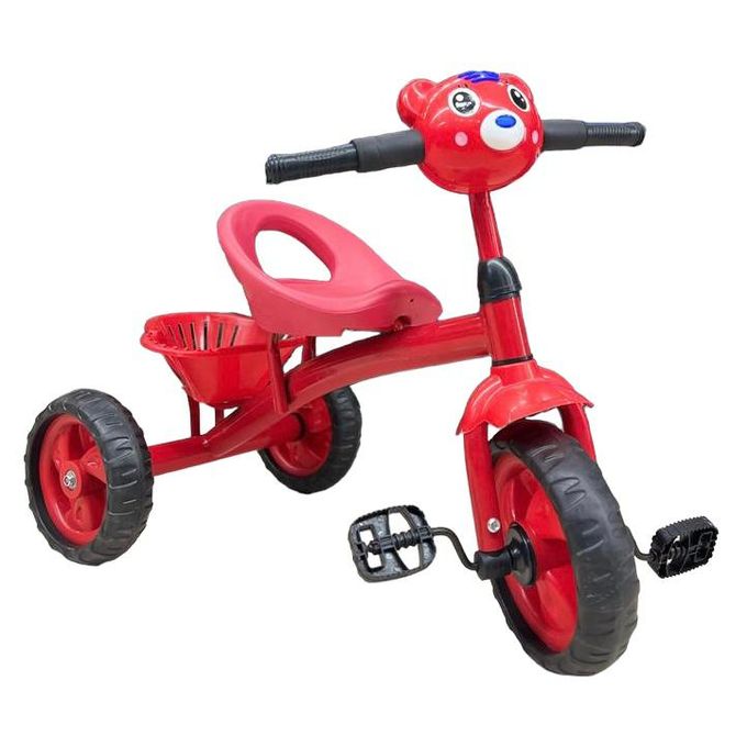 Vélo Tricycle Pour Enfant 2-6 ans - 3 Roues avec Barre à Pousser Rouge et  Noir MDD00182 - Sodishop Côte d'Ivoire