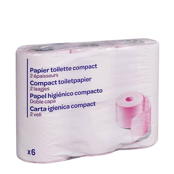 Rouleau Papier Toilette - Lot de 6 - Jantex Pas Cher