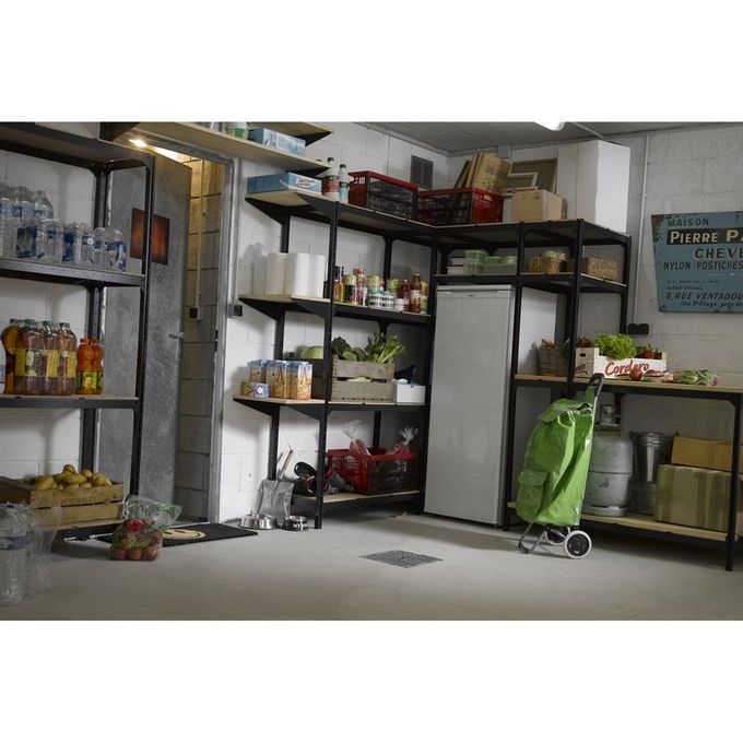 Leroy Merlin Etag re MIX M tal 4 Tablettes Bois Agglom r  