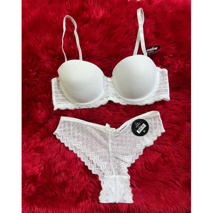 Generic Sous Vêtements Femme 2 Pièces En Dentelle - Prix pas cher