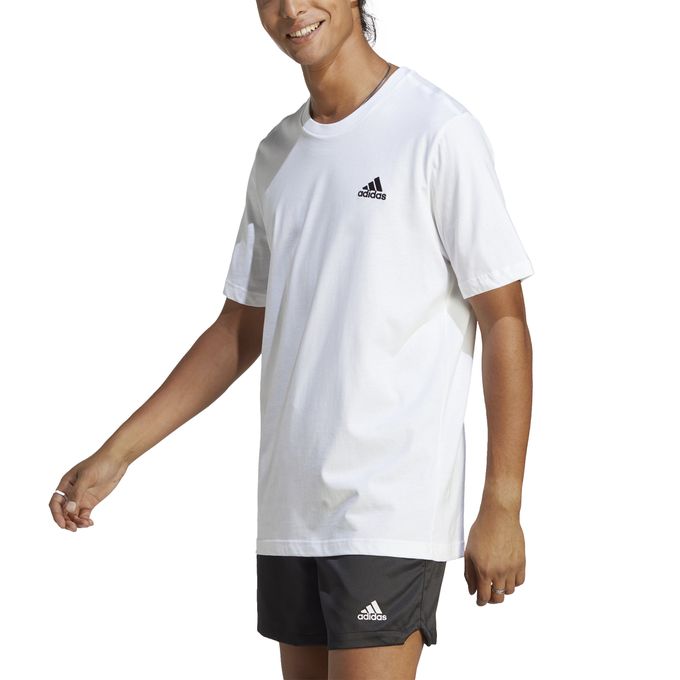 T shirt top adidas homme blanc