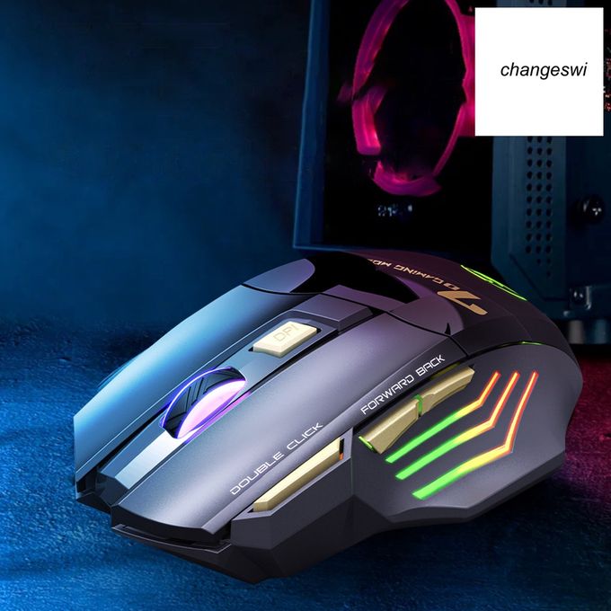 Imice Lumineuse Souris Sans Fil GwX7 Noir Prix pas cher Jumia CI