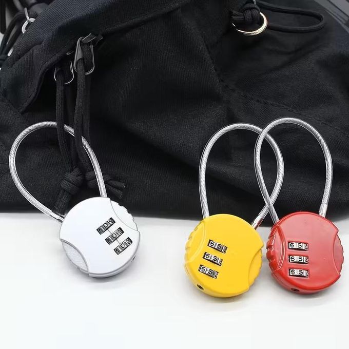 Cadenas à Code 3 Chiffres En Forme De Cœur - Serrure Métallique Pour Bagages, Bijoux Et Sacs