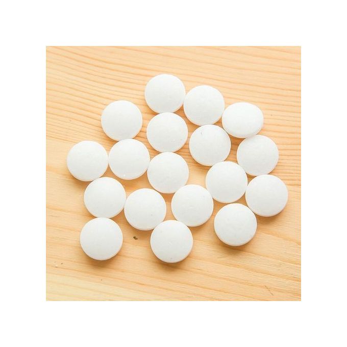 ShenMo 10 pièces boules de naphtaline blanches Non toxiques pour