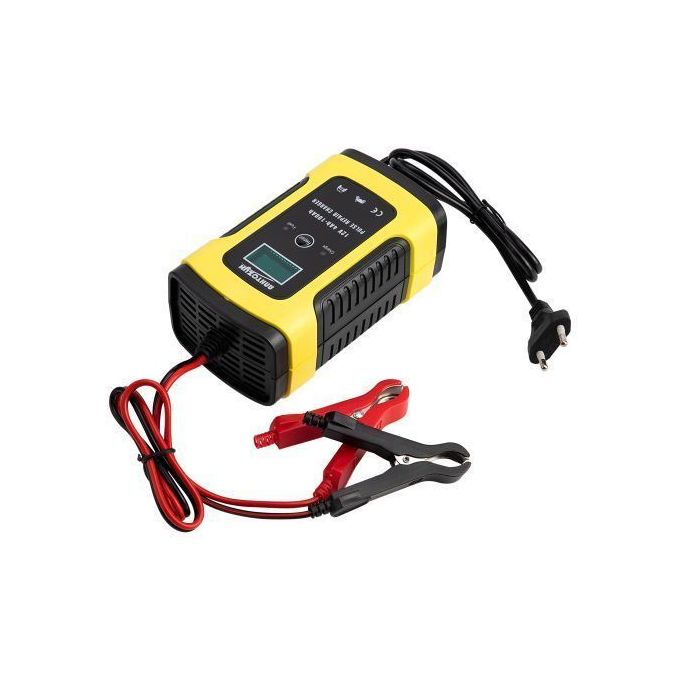 Chargeur batterie moto Automatique - 12V 6A en livraison gratuite