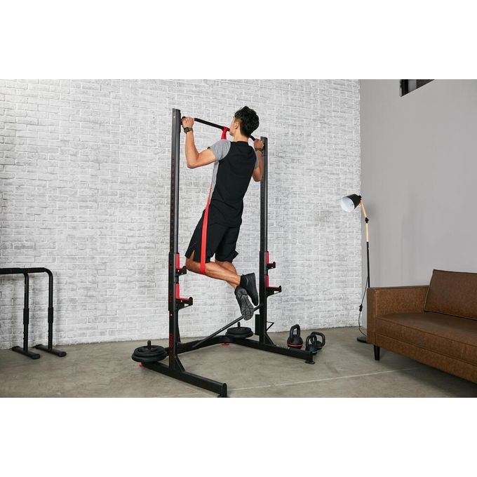 Rack cross training musculación hotsell domyos 500 squat traction