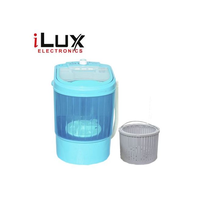 Ilux Machine à Laver Semi-Auto 3 Kg - Lavage & Essorage - Bleu-Garantie 6  Mois - Prix pas cher