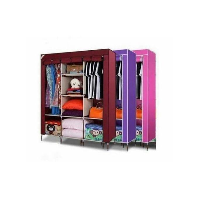 Generic Armoire Mobile Pour Vetements Housse 3 Battants Prix
