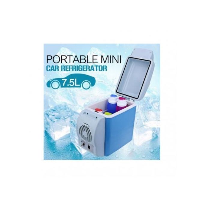 Generic Mini Réfrigérateur Portable De Voyage Pour Voiture Et Maison  Mod2-Blanc - Prix pas cher