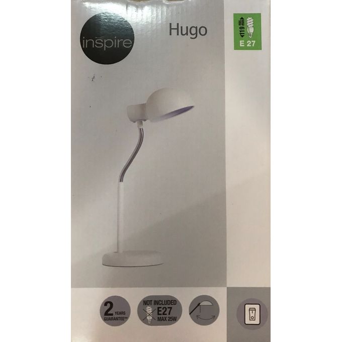 Leroy Merlin Lampe De Bureau E27 A Poser Hugo Blanc Garantie